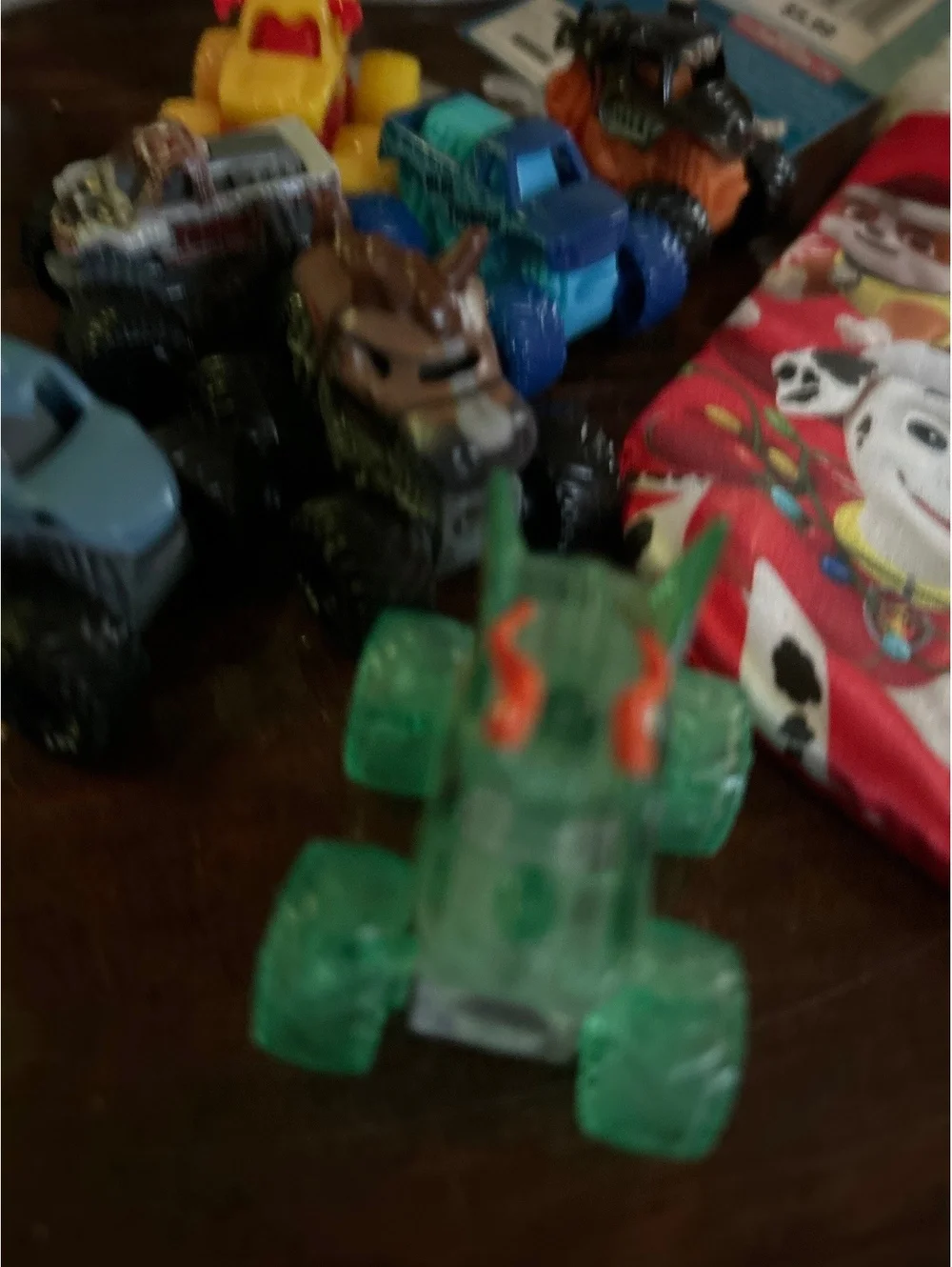 Paw Patrol Mini Monster Truck Toy Set with Christmas Stocking